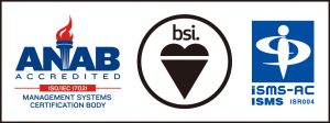 ANAB accredited ISO/IEC 17025. bsi. ISMS-AC ISMS ISR004