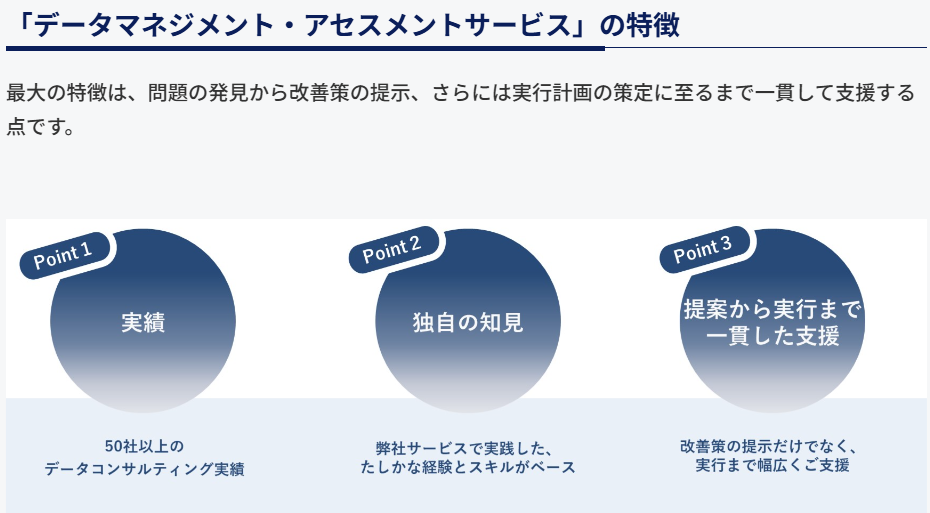 データマネジメント・アセスメントサービス